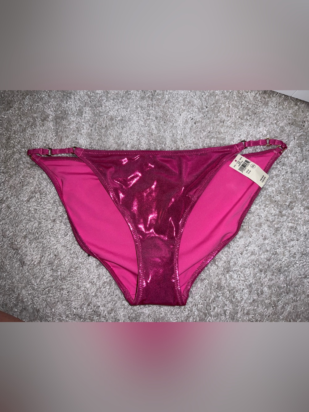 aerie Shiny Magenta Bikini Bottoms